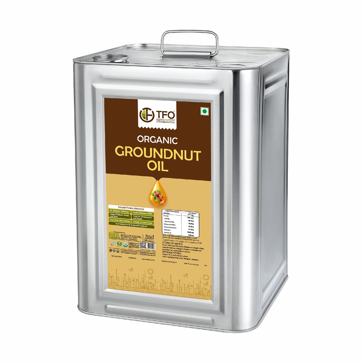 Organic Groundnut Oil