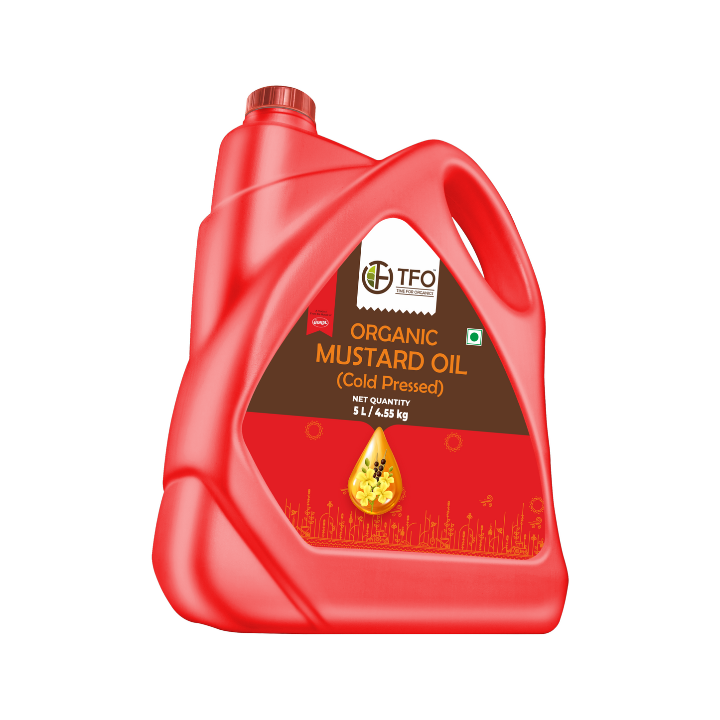 Organic Mustard Oil (Cold Pressed)