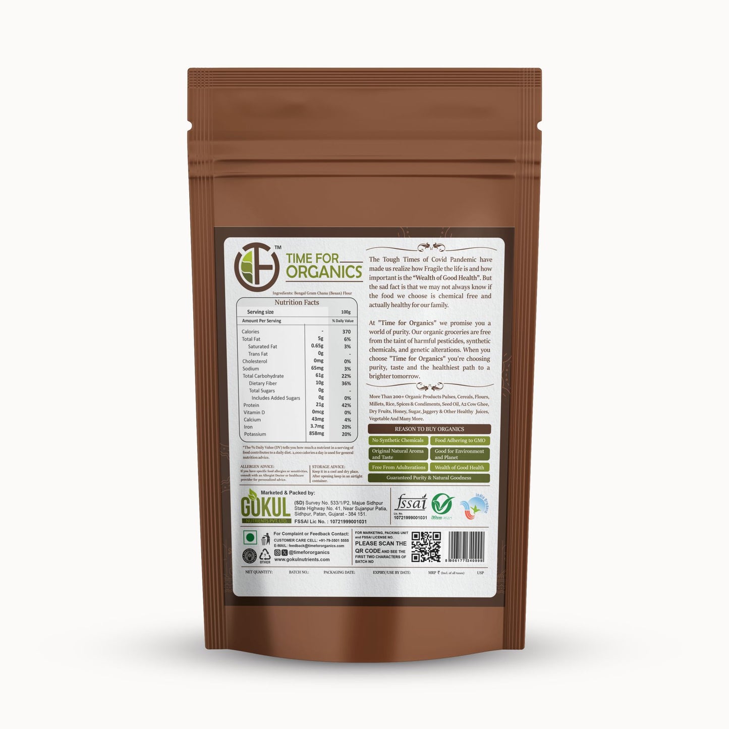 Bengal Gram Chana (Besan) Flour