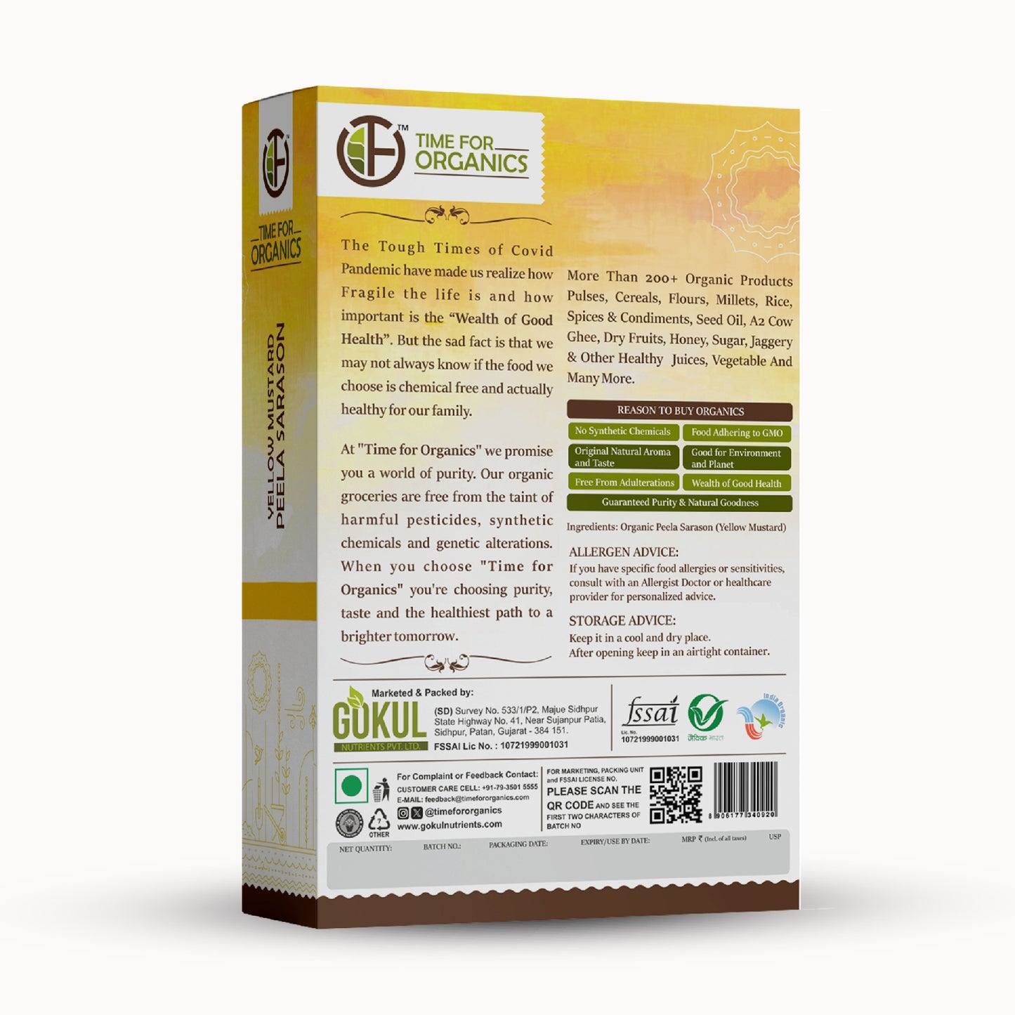 Yellow Mustard Peela Sarason