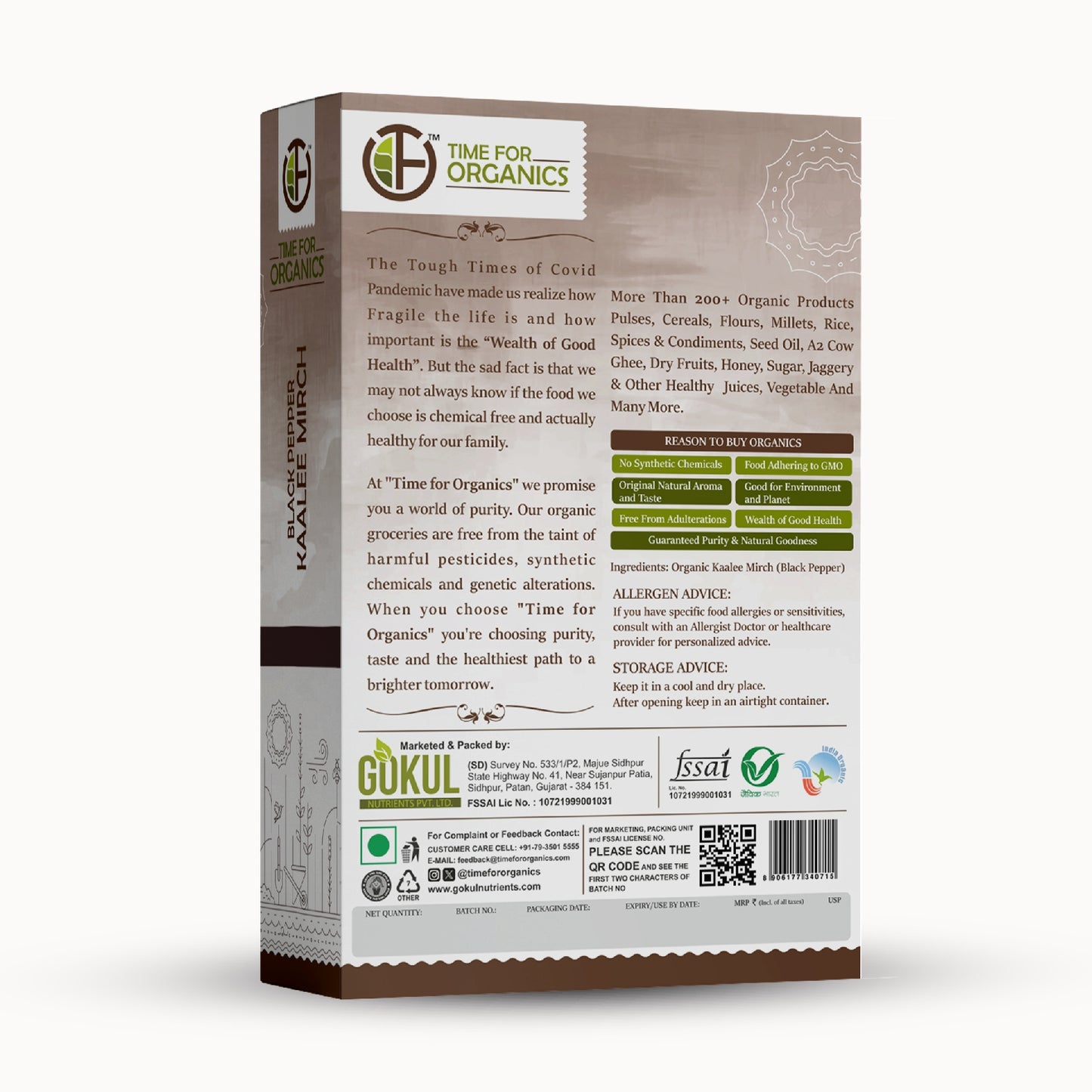 Black Pepper Kaalee Mirch