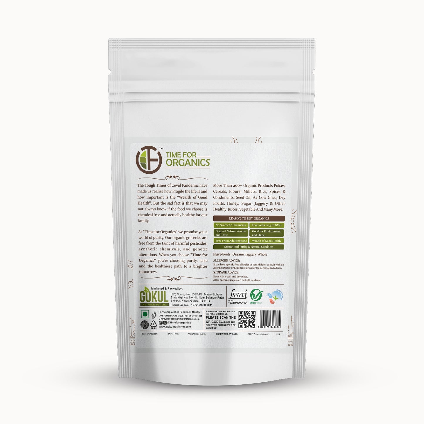 Whole Organic Jaggery