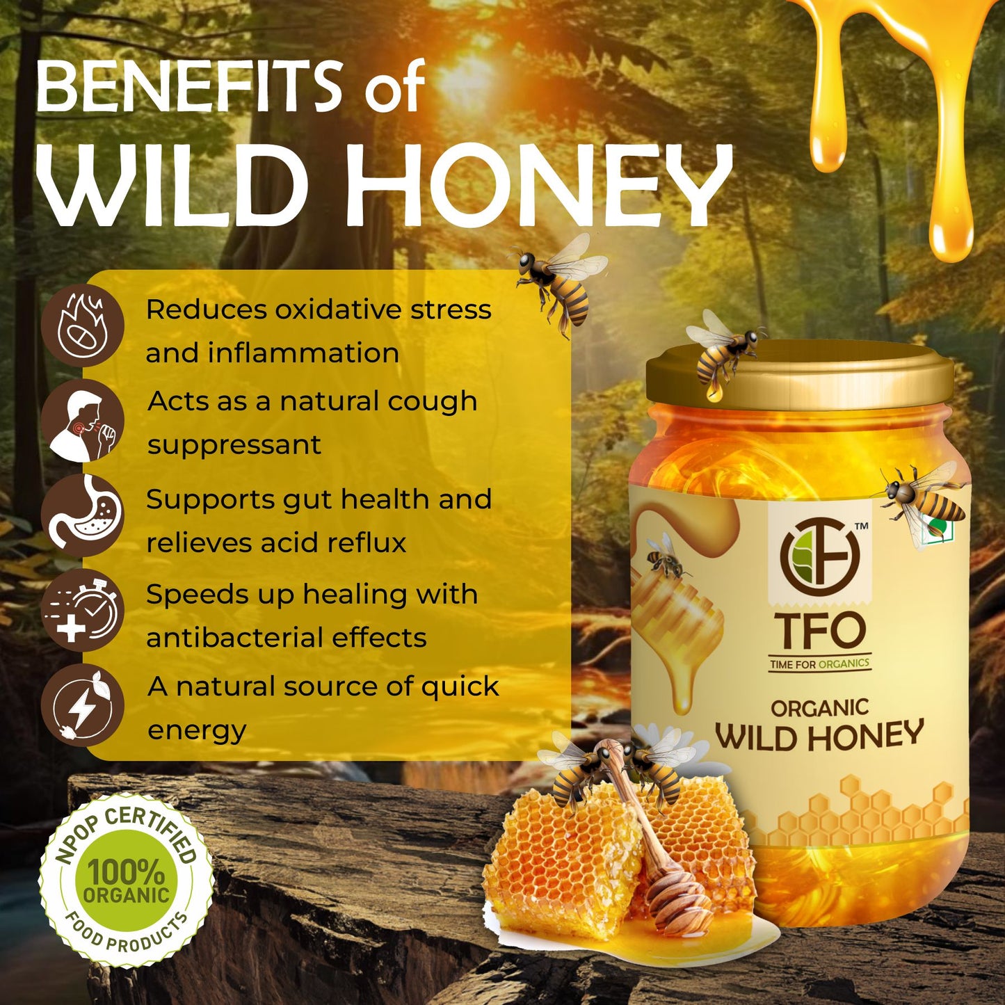 Organic Wild Honey