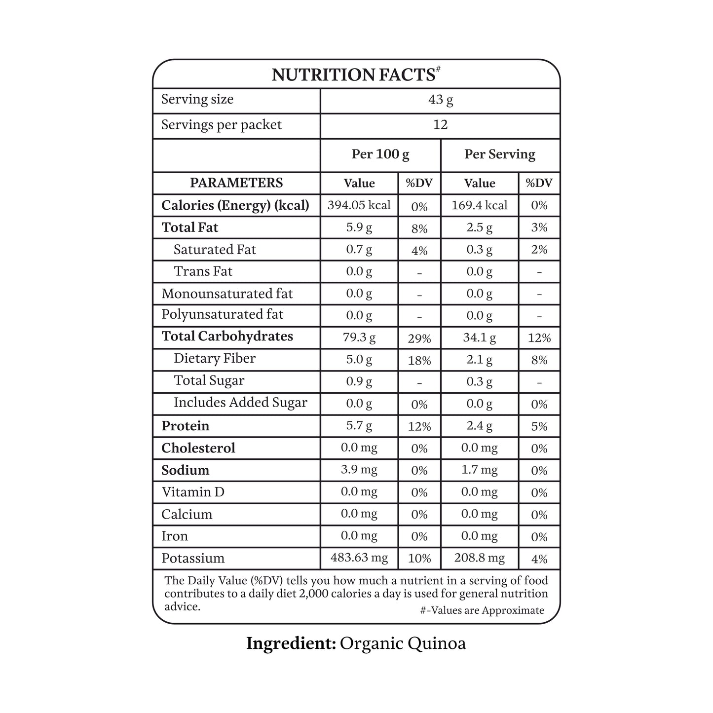 Organic White Quinoa