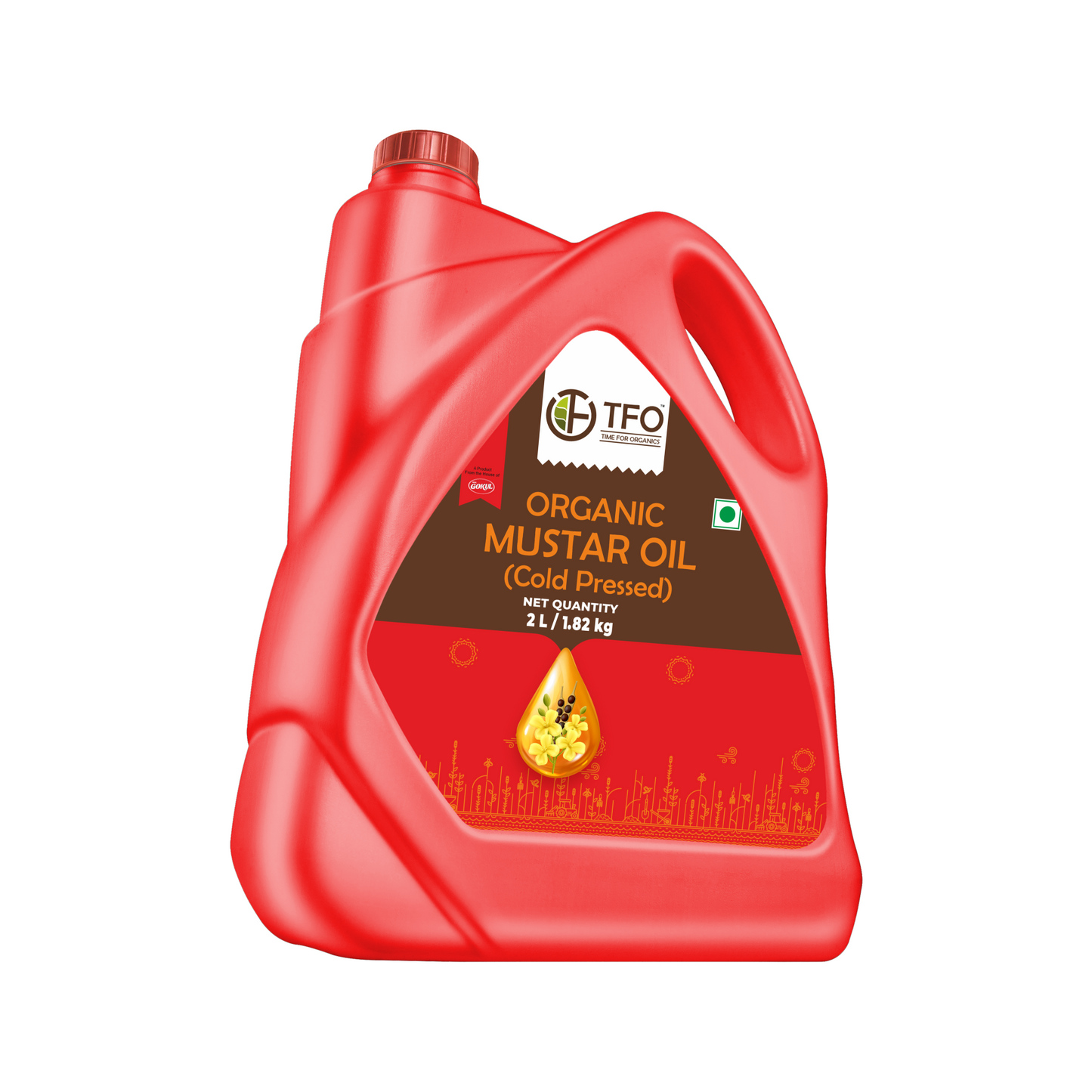 Organic Mustard Oil (Cold Pressed)