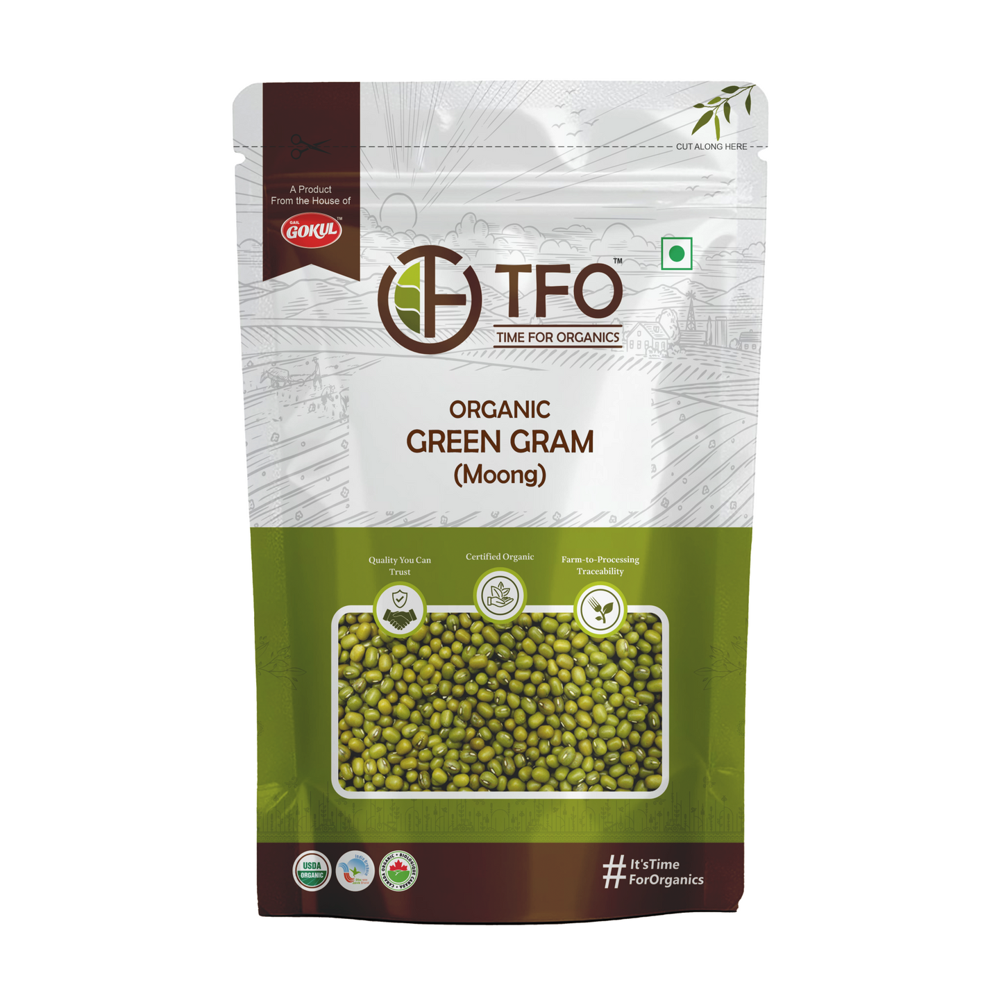 Organic Green Gram (Moong)