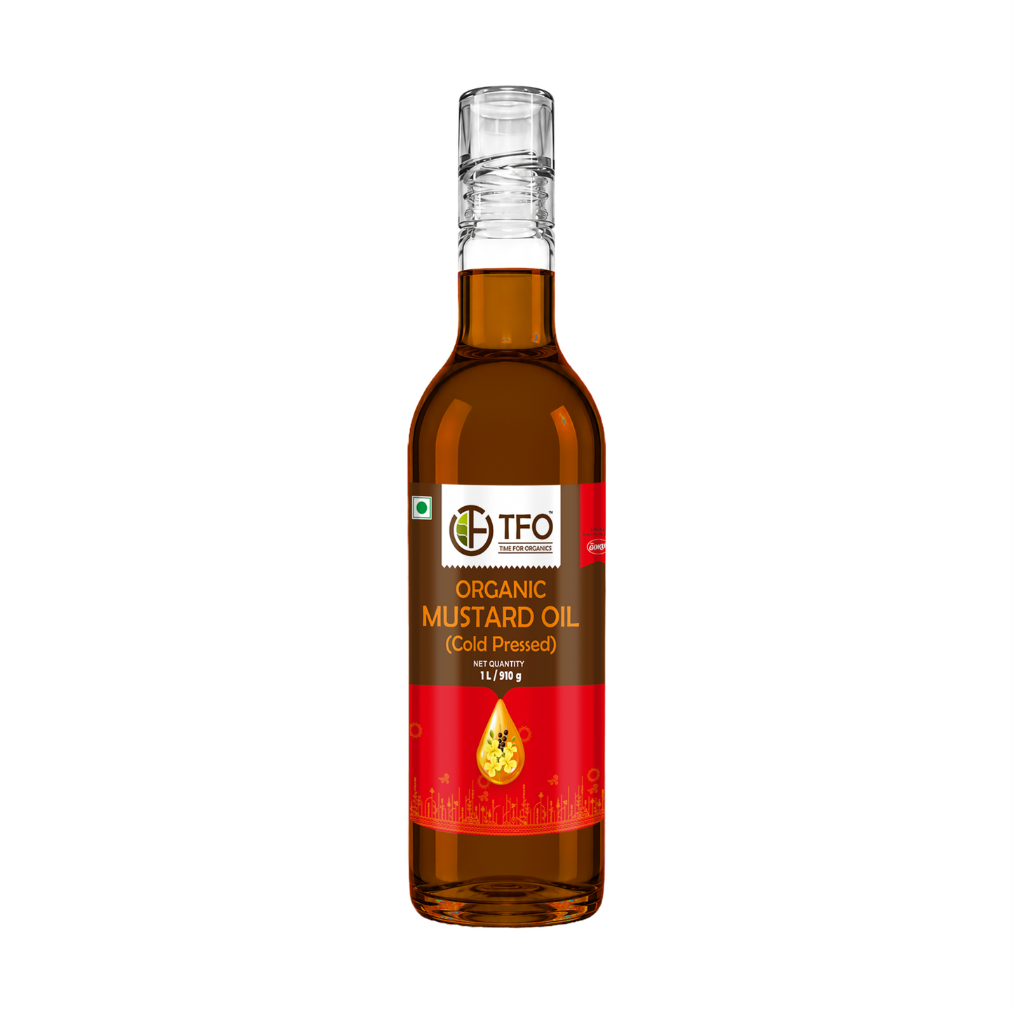 Organic Mustard Oil (Cold Pressed)
