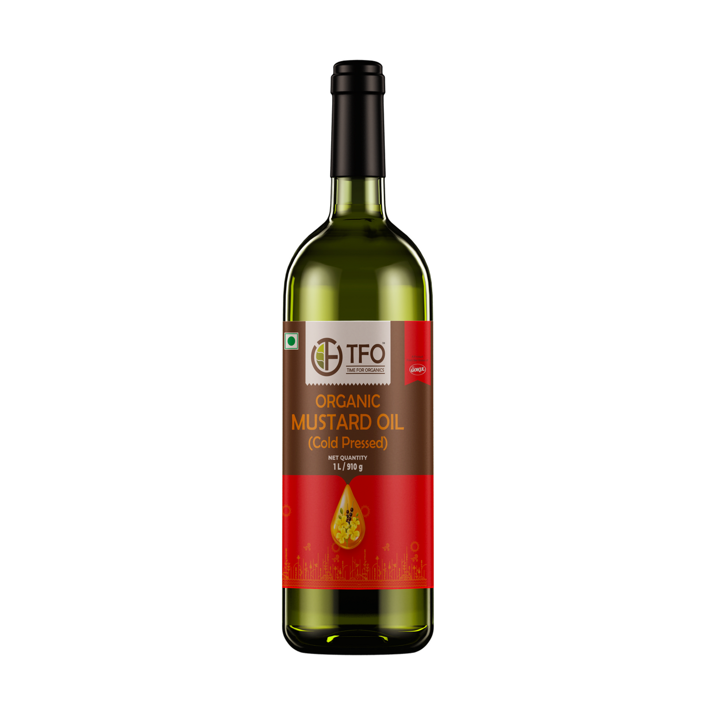 Organic Mustard Oil (Cold Pressed)