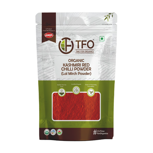 Organic Kashmiri Red Chilli Powder (Lal Mirch Powder)