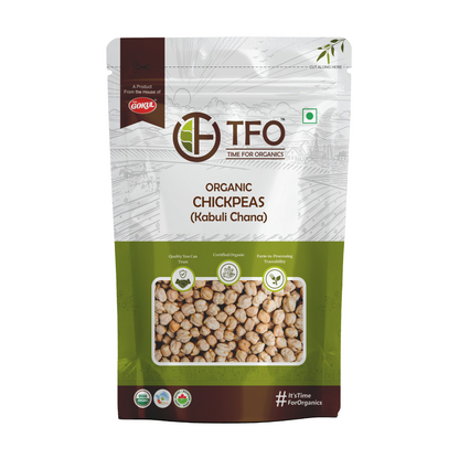 Organic Chickpeas (Kabuli Chana)