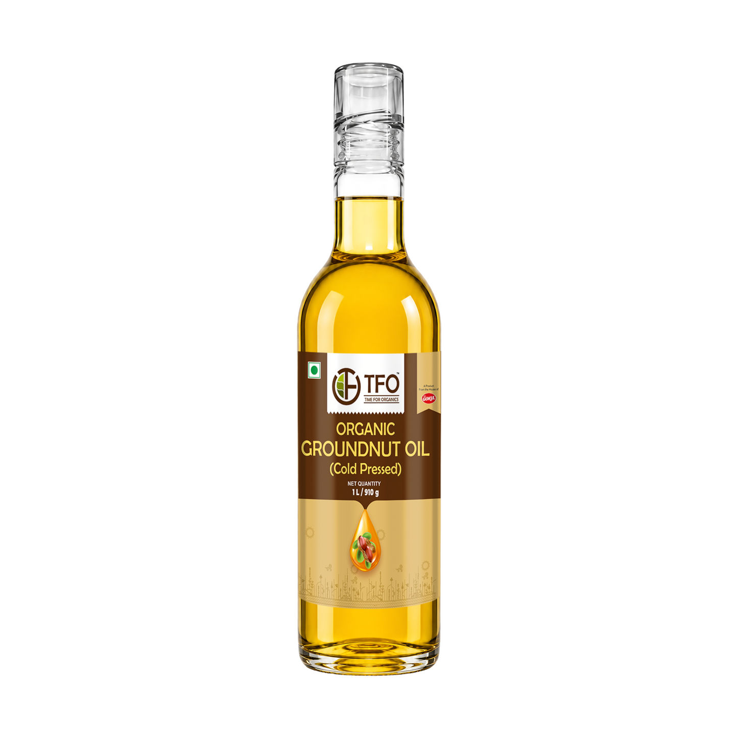 Organic Groundnut Oil (Cold Pressed)