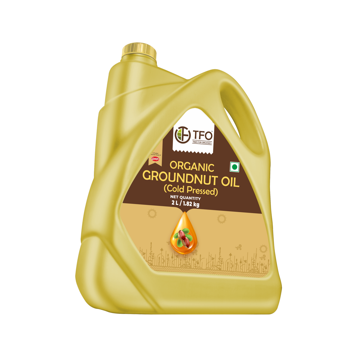 Organic Groundnut Oil (Cold Pressed)