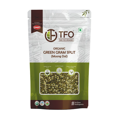 Organic Green Gram Split (Moong Dal)