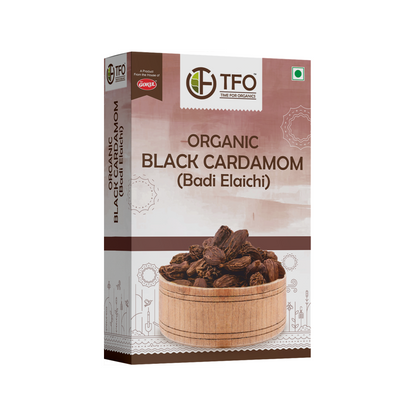 Organic Black Cardamom (Badi Elaichi)