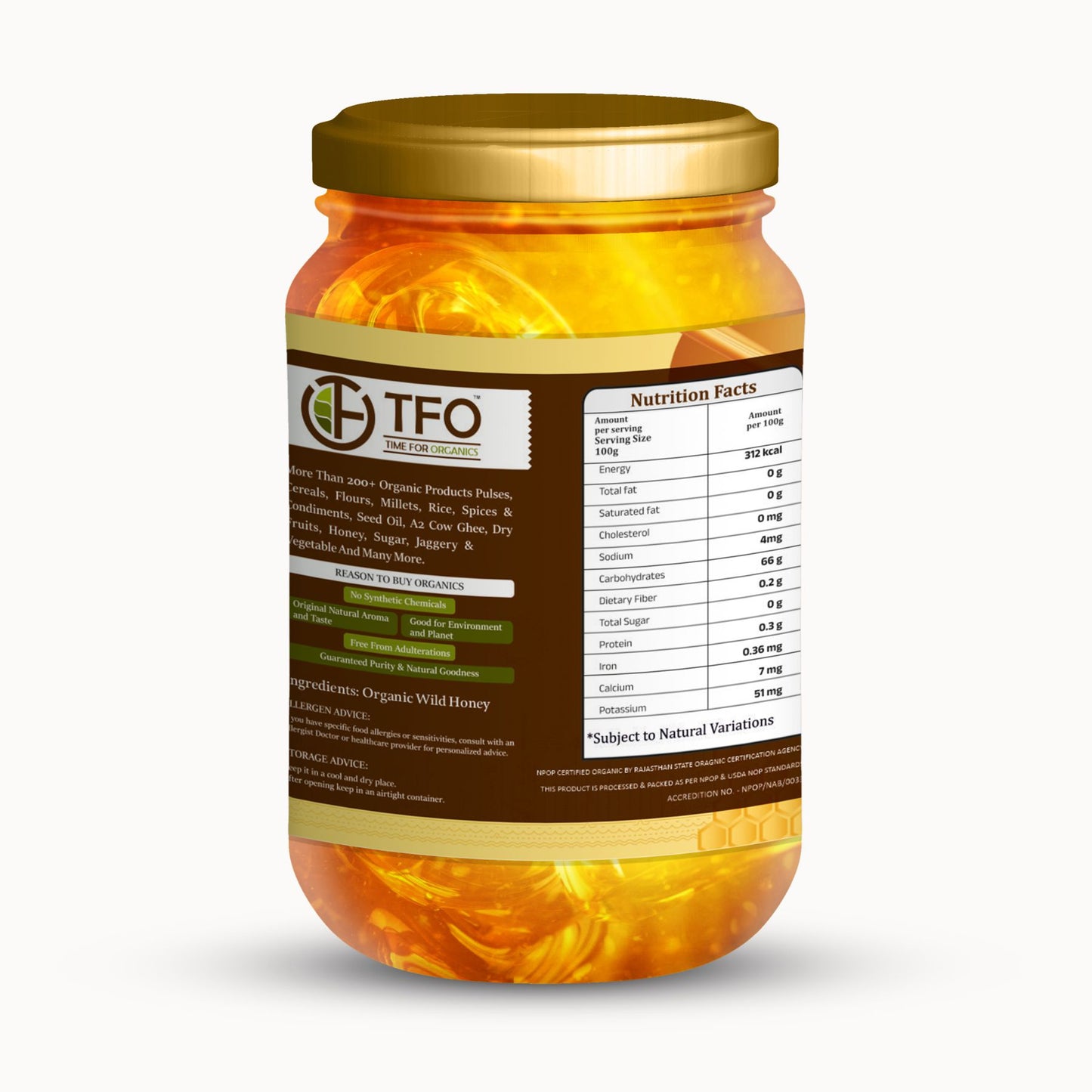 Organic Wild Honey