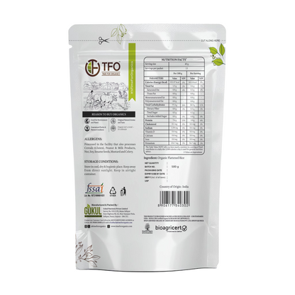 Organic Flattened Red Rice (Red Poha / Chivda)