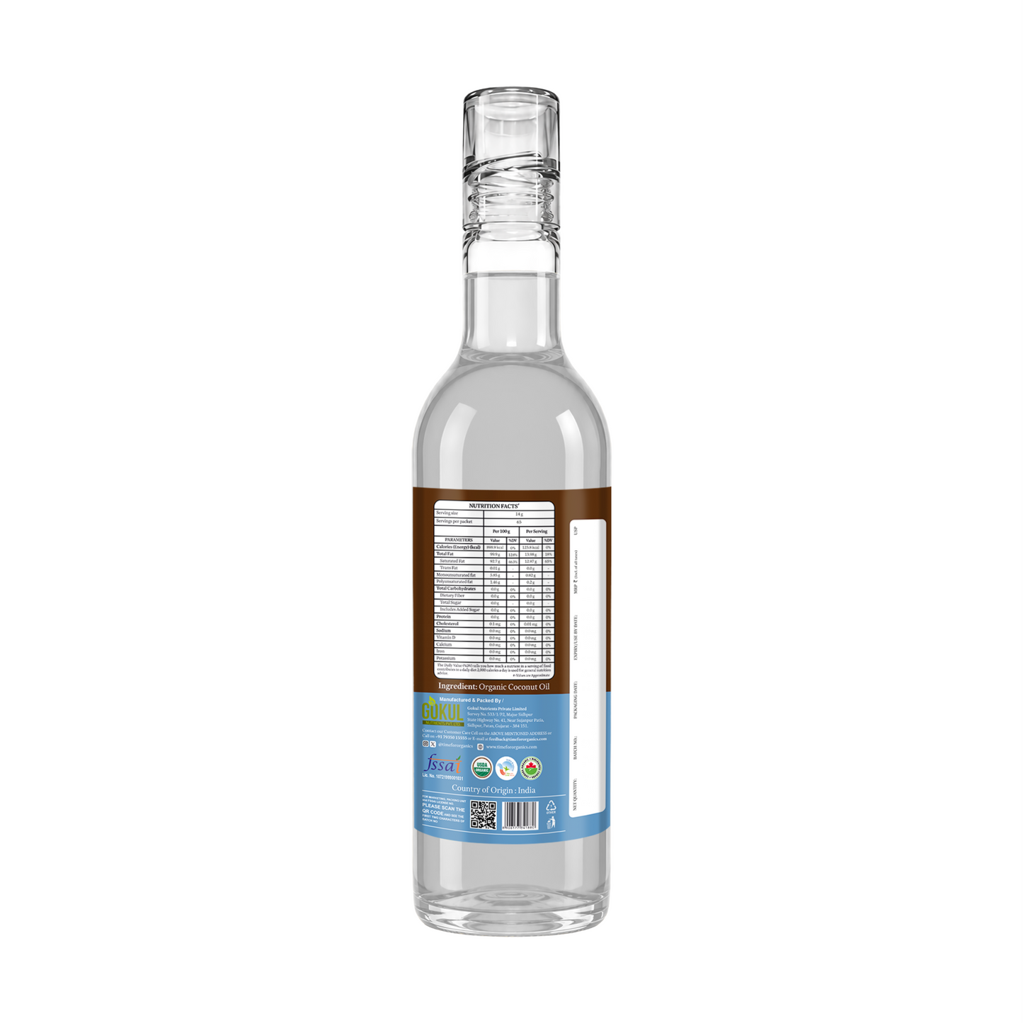Organic Virgin Coconut Oil (Cold Pressed)