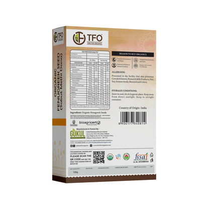 Organic Fenugreek Seed (Sabut Methi Dana)