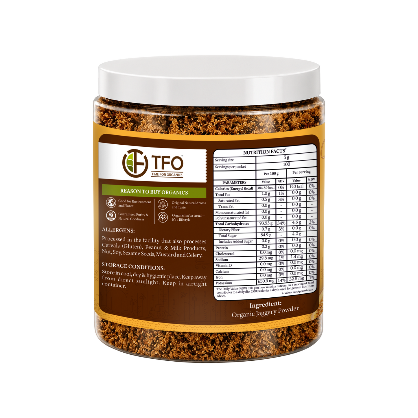 Organic Jaggery Powder (Gud Powder)