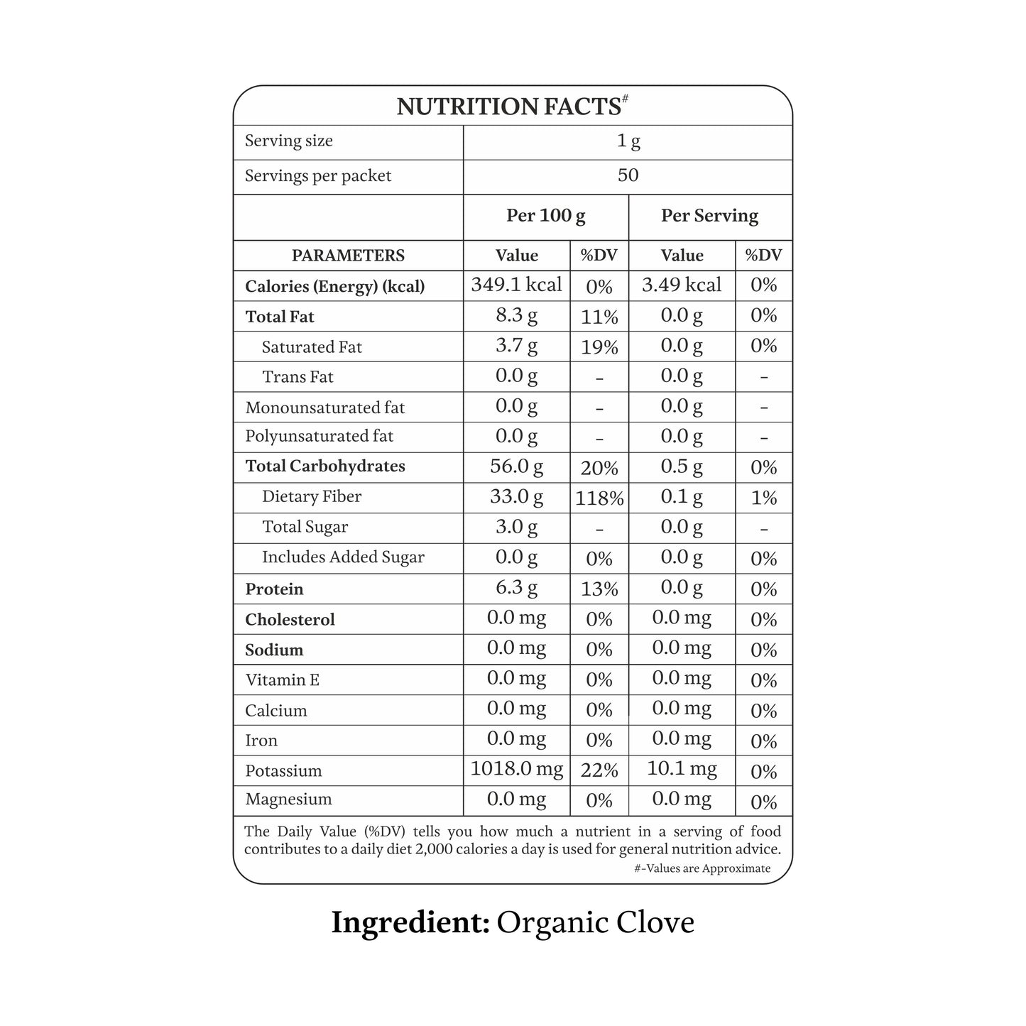 Organic Cloves (Laung)