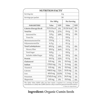Organic Cumin (Jeera)