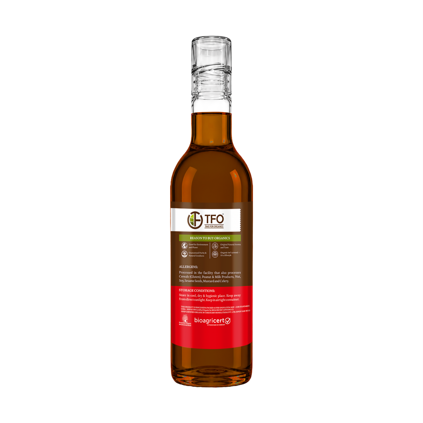 Organic Mustard Oil (Cold Pressed)