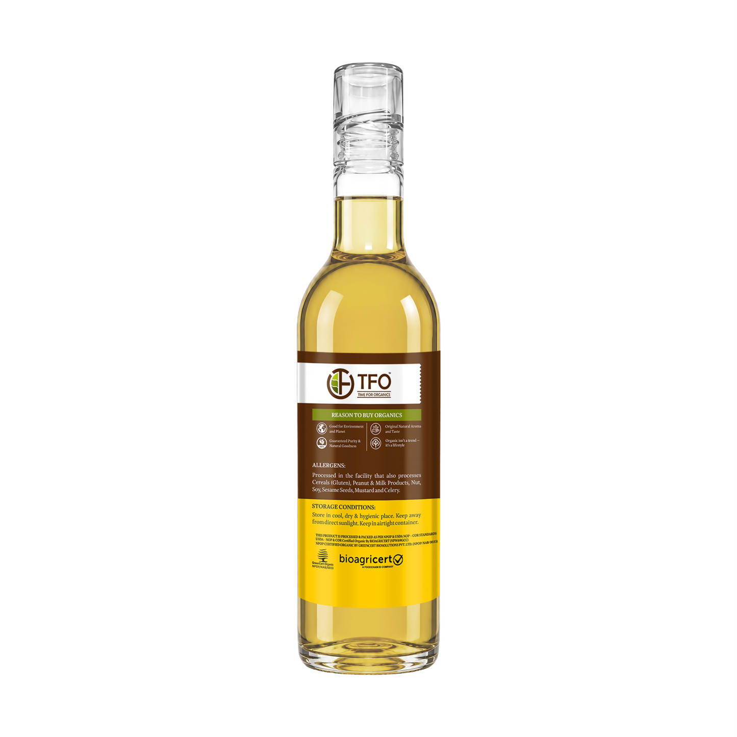 Organic Sunflower Oil (Cold Pressed)