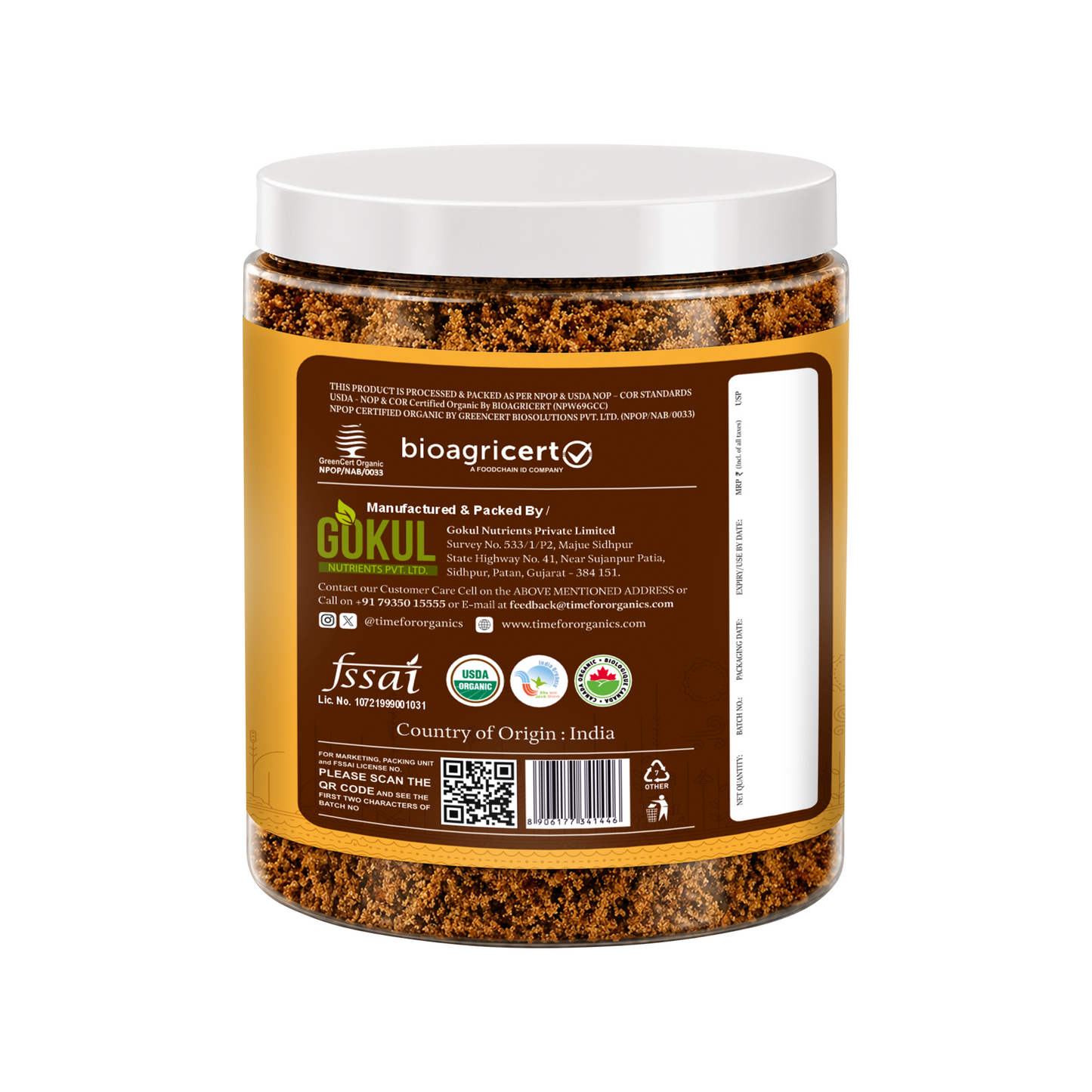 Organic Jaggery Powder (Gud Powder)