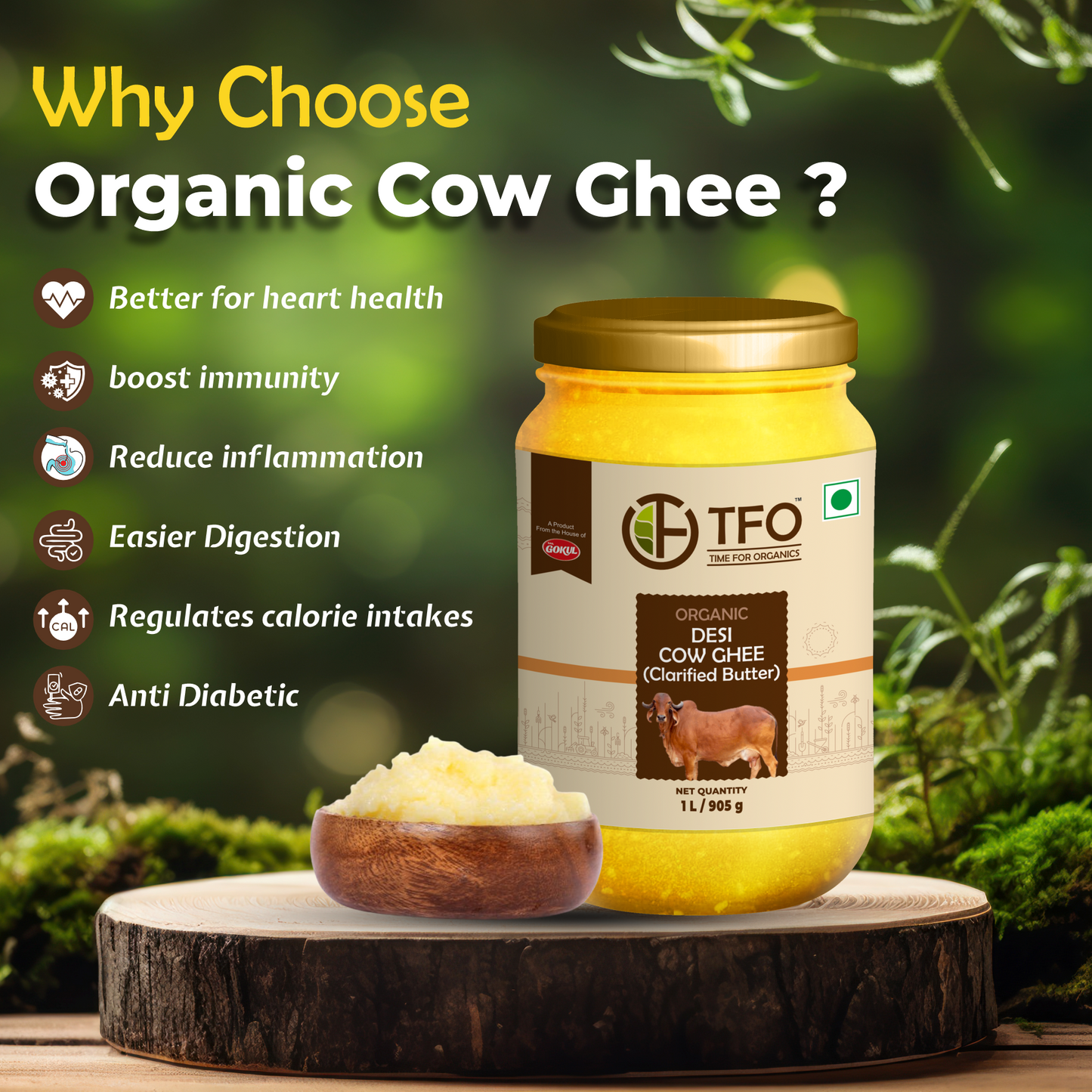 Organic A2 Desi Cow Ghee