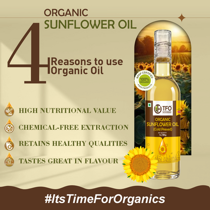 Organic Sunflower Oil (Cold Pressed)