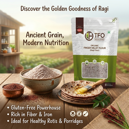 Organic Finger Millet Flour (Ragi Flour)