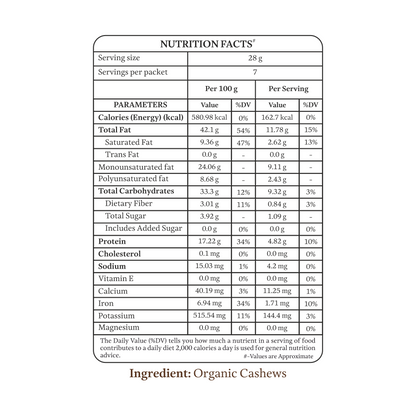 Organic Whole Cashews