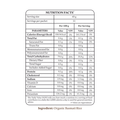 Organic Basmati Rice Premium