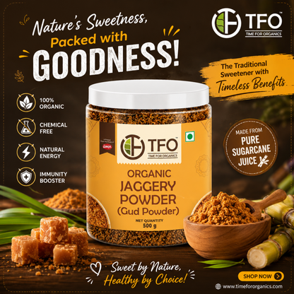 Organic Jaggery Powder (Gud Powder)