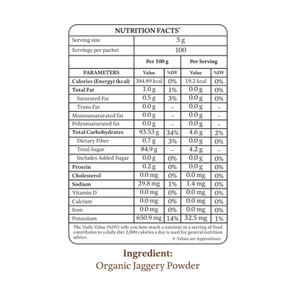 Organic Jaggery Powder (Gud Powder)