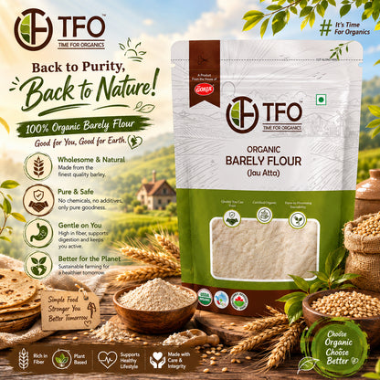 Organic Barely Flour (Jau Atta)