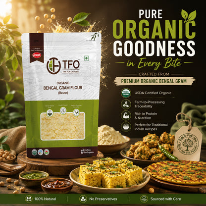 Organic Bengal Gram Flour (Besan)