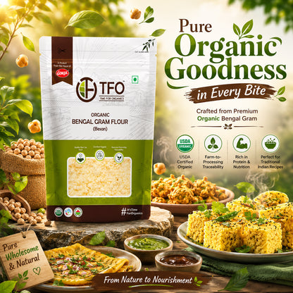 Organic Bengal Gram Flour (Besan)