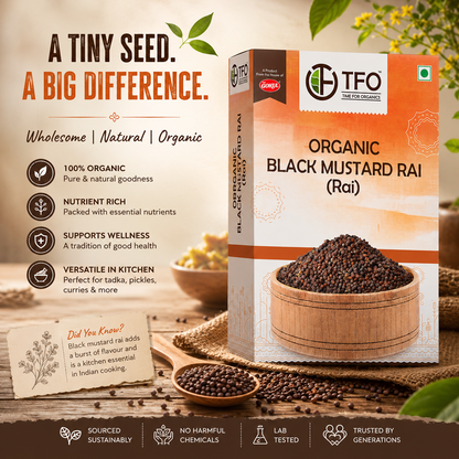 Organic Black Mustard Rai (Rai)