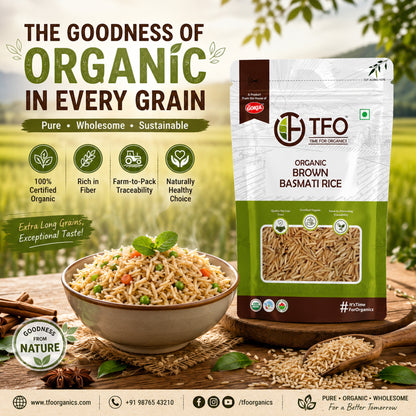 Organic Brown Basmati Rice