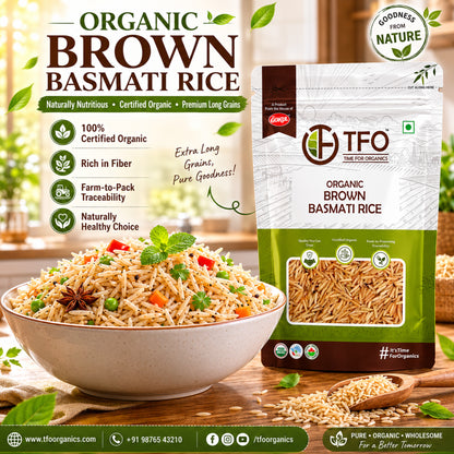 Organic Brown Basmati Rice