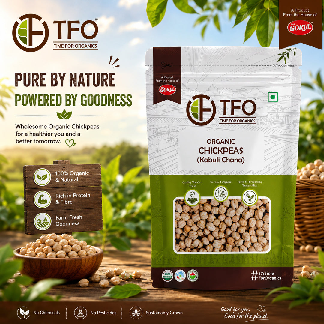 Organic Chickpeas (Kabuli Chana)