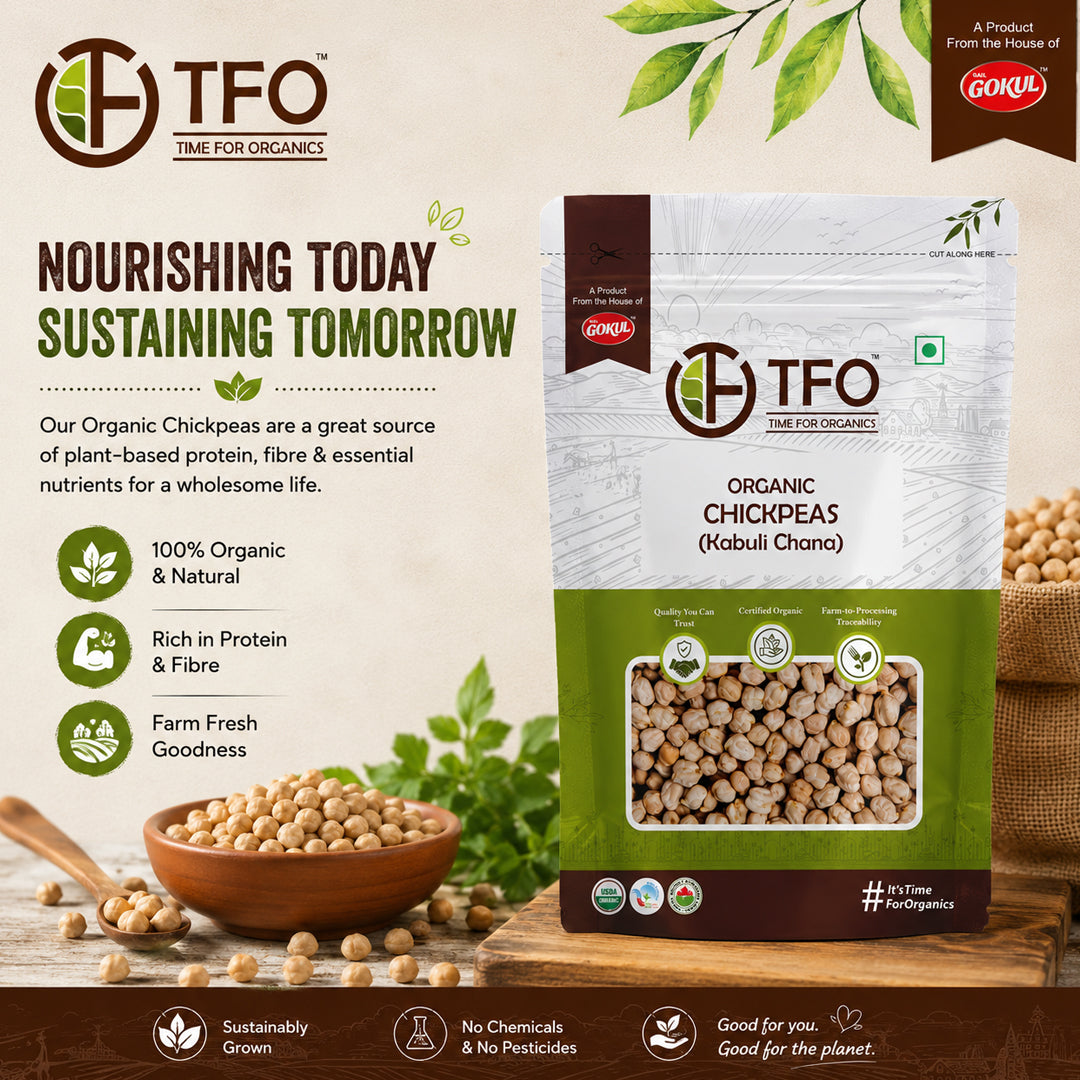 Organic Chickpeas (Kabuli Chana)