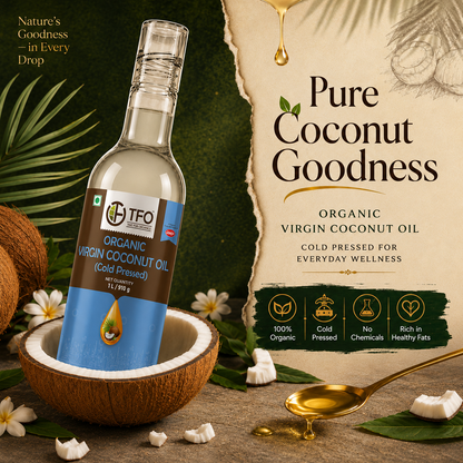 Organic Virgin Coconut Oil (Cold Pressed)