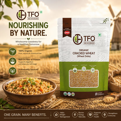 Organic Cracked Wheat (Wheat Dalia)