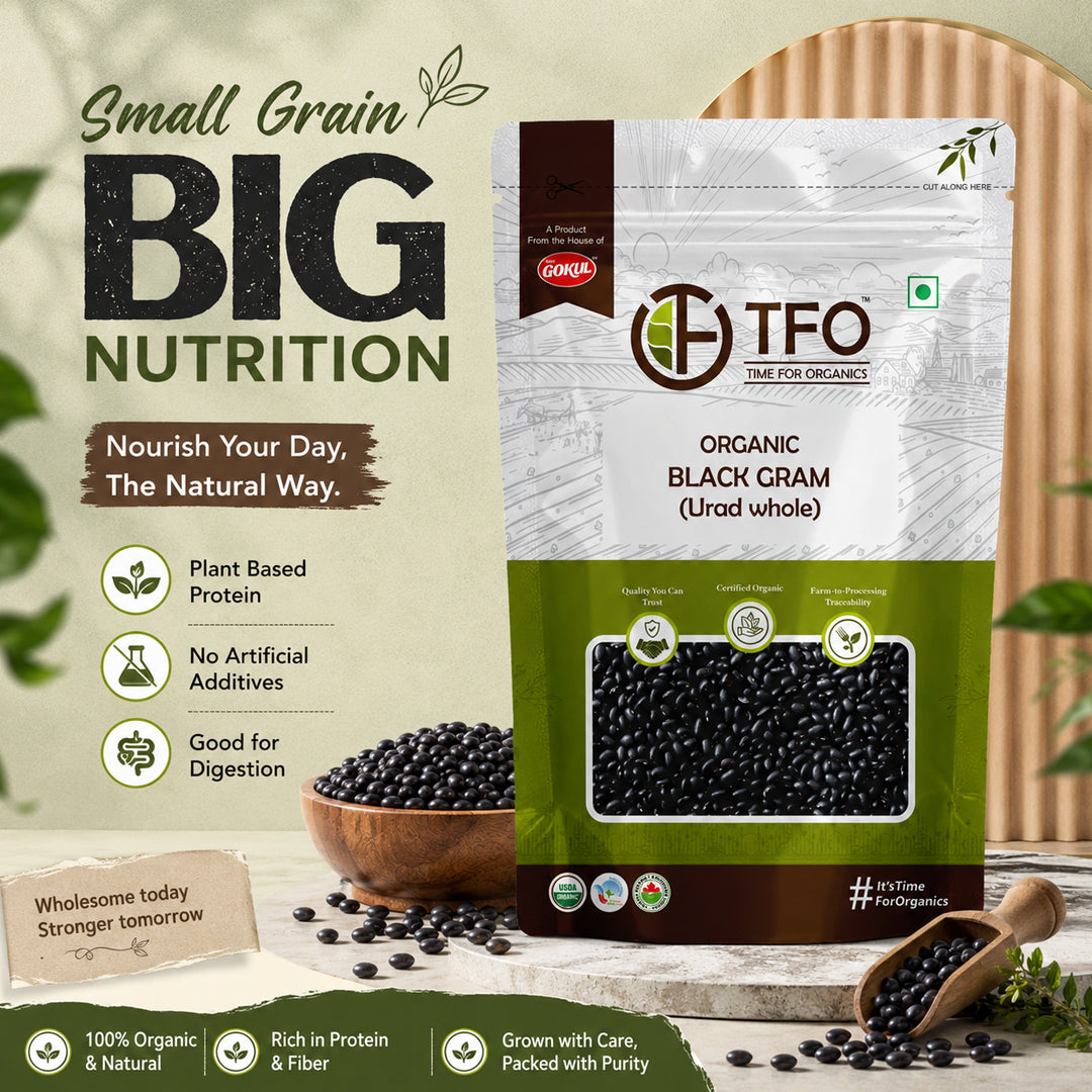 Organic Black Gram (Urad whole)