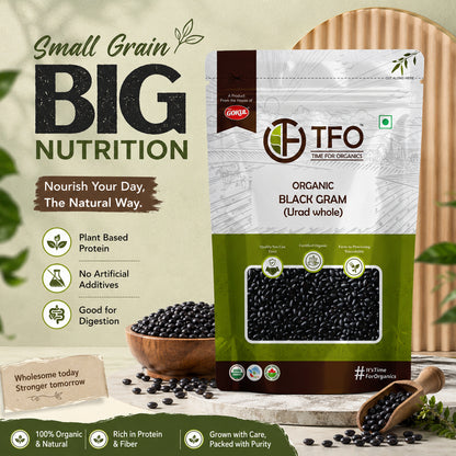 Organic Black Gram (Urad whole)