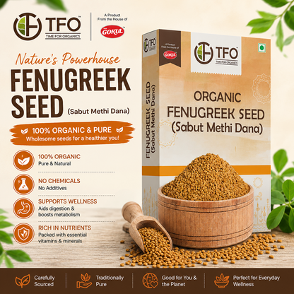 Organic Fenugreek Seed (Sabut Methi Dana)