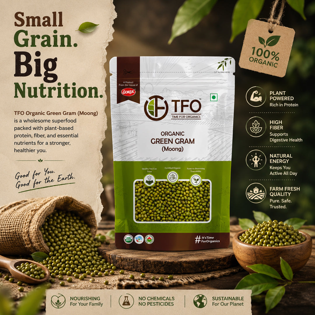 Organic Green Gram (Moong)