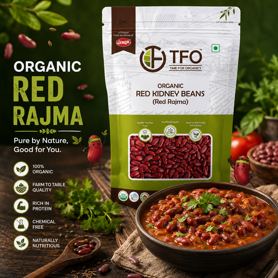 Organic Red Kidney Beans (Red Rajma)
